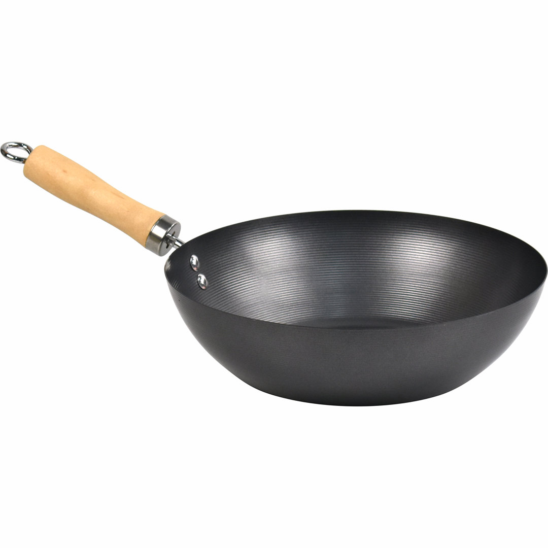 28 cm Antihaft-Wok Amarious aus Karbonstahl