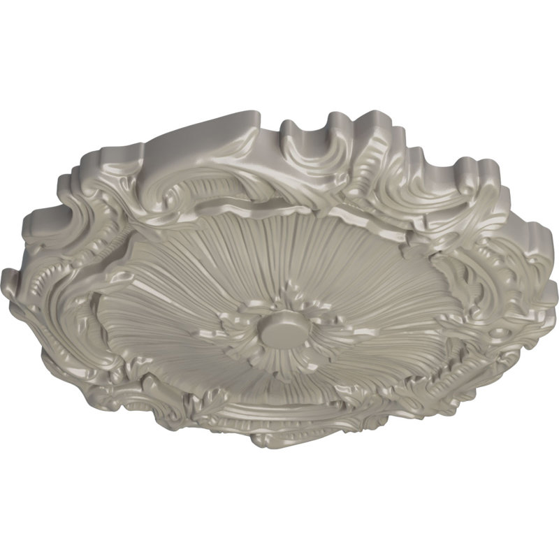 Médaillon de plafond Endurathane Luton, P 15 3/4 po x P 5/8 po (convient aux auvents jusqu'à 1 1/8 po), finition Americana peinte à la main