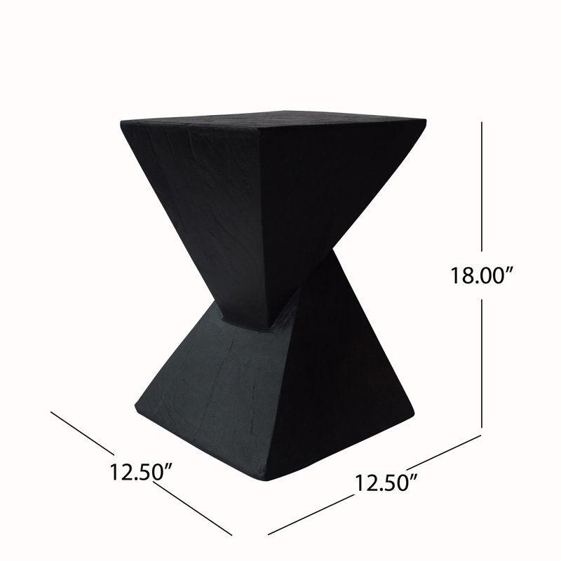 Daylon End Table, Black