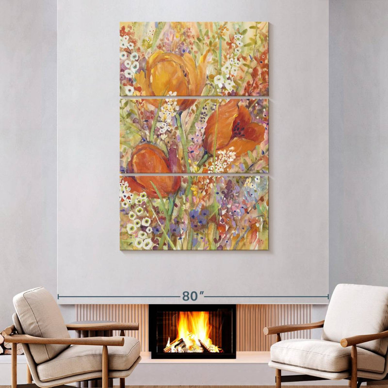 Harnek Spring Bloom II, 74" H x 48" W