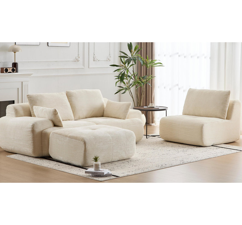 Canapé modulaire Boneless, Beige