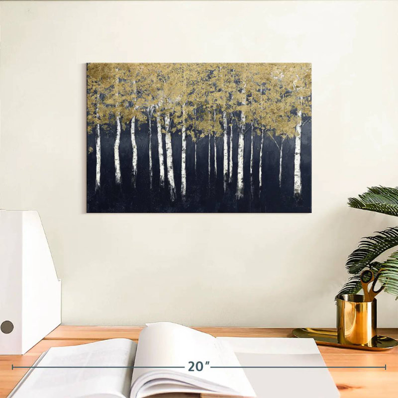 Alvord forêt chatoyante indigo, H 8 po x l 12 po