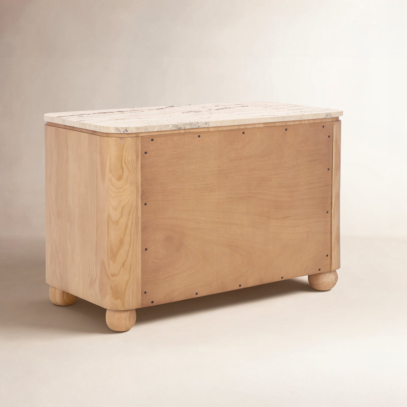Mea Giuletta Travertine Top Chest