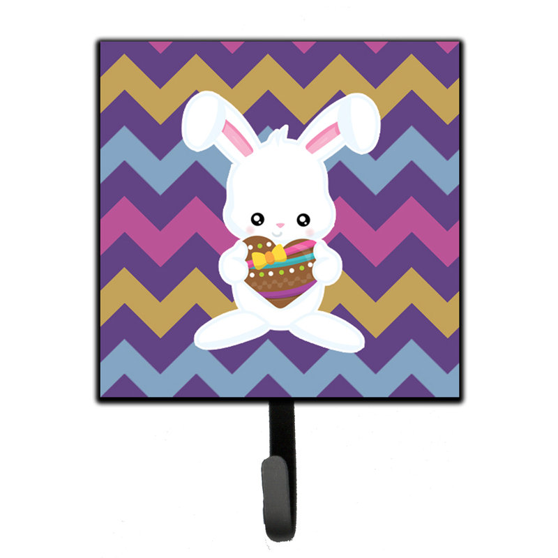 Organisateur de pâques avec crochets clés au lapin de pâques avec porte-clés cardiaque Batchelder