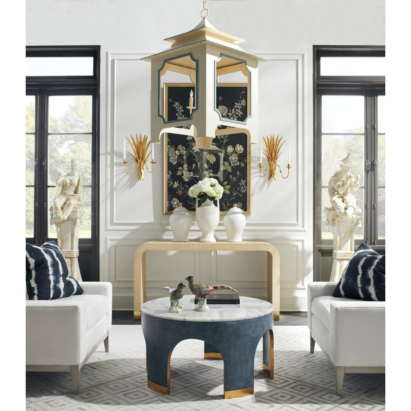Aqueduct Marble End Table