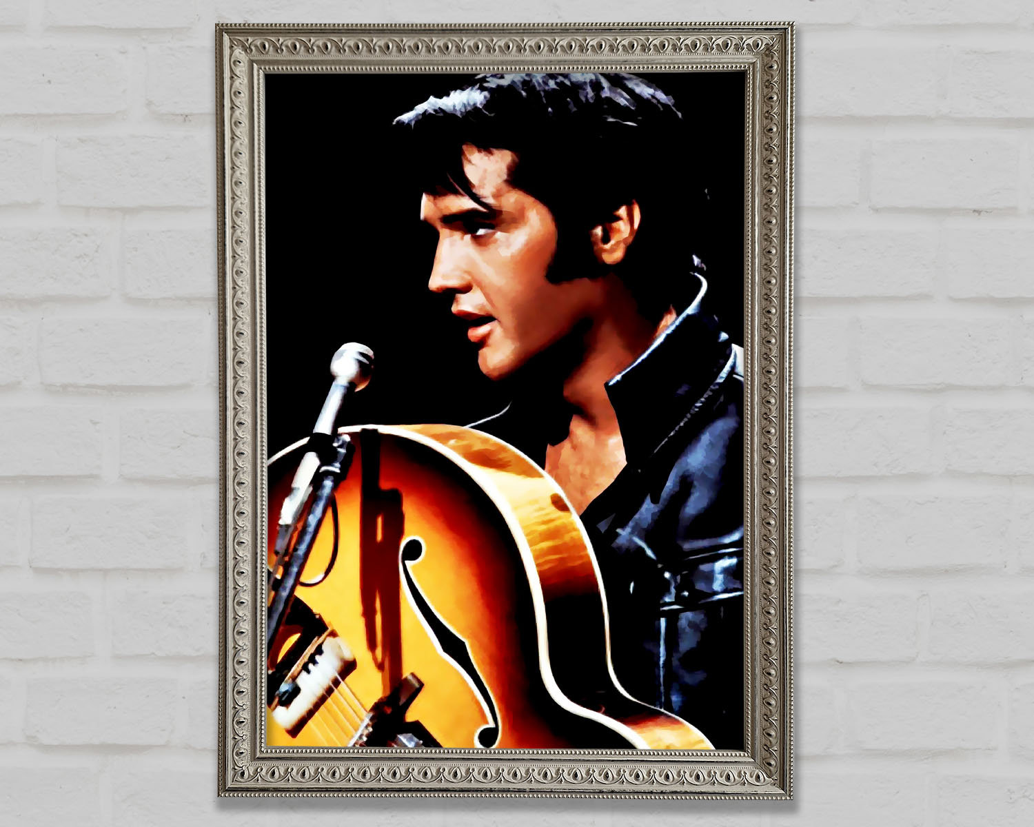Bright Star Elvis Guitar - Single Picture Frame Art Prints | Wayfair.co.uk
