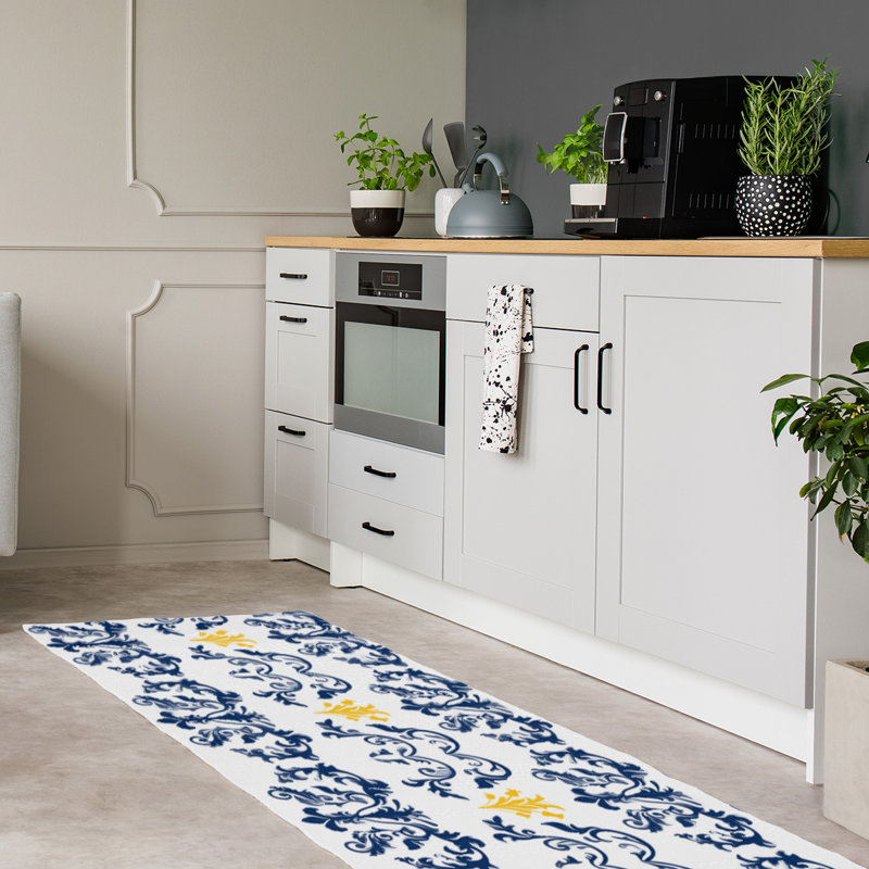 Tapis de couloir blanc