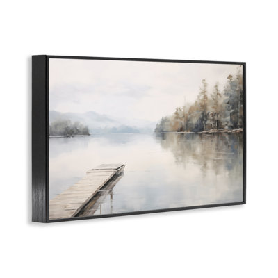  «Old Lake Dock View», estampe numérique par Arlington Prints