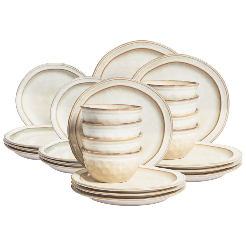 Handmade Stoneware Dinnerware - Service for 8