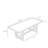 Faux Cement Gray Solid Wood Rectangular Desk-930085891