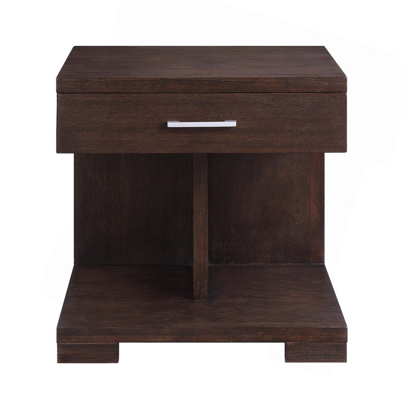 Sturdy End Table, Metal Structure,Suitable For Various Homes