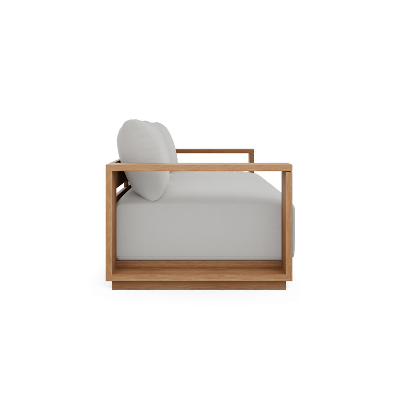 Beja Luxe Sofa - Silver, Light Gray