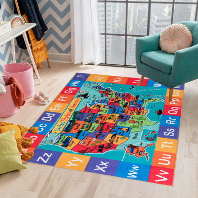 Tapis rectangulaire en polyester
