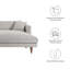 Canapé modulaire 2 pièces Modway Zoya-93235977-93235978