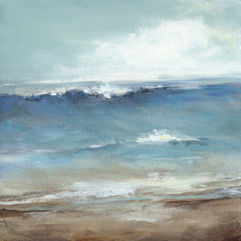 Seaside 1 Piece Wrapped Canvas Painting, 91cm H x 91cm W