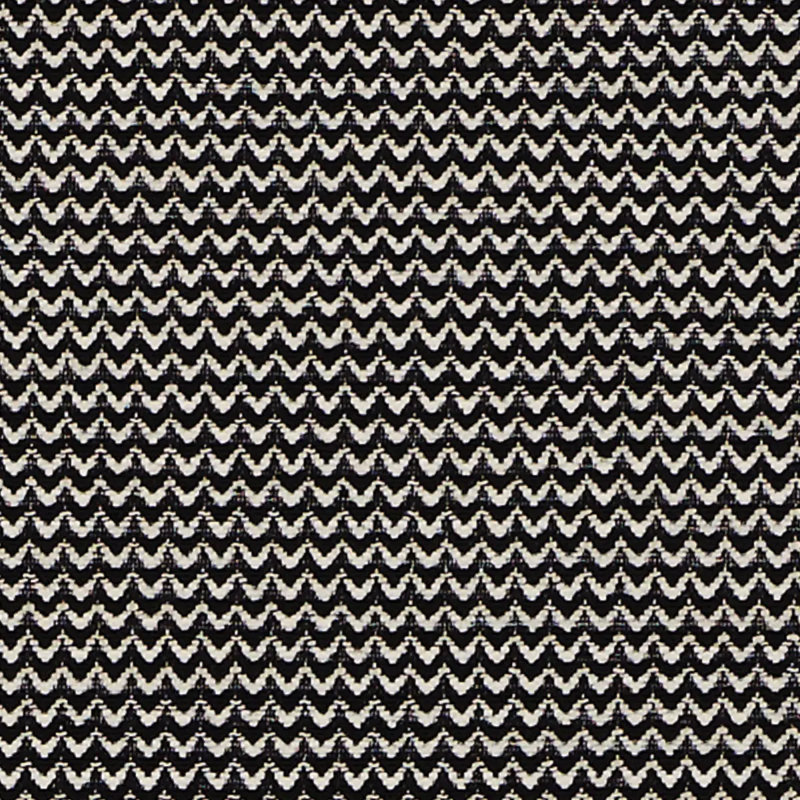 Ellis Chevron Fabric, Black