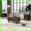 Table basse vintage en bois massif pour petits espaces, facile à nettoyer et amp; Assemblage rapide avec tiroir de rangement-1322173389