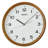 QXA853BLH Classic Modern Clock, Brown