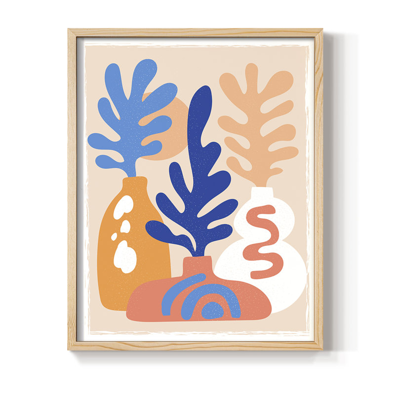 Matisse CECLXI, reproduction d'art encadrée - bois massif, Naturel, H 11 po x l 9 po