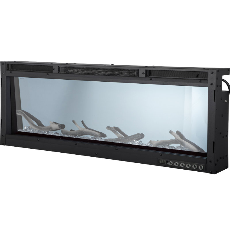 Foyer électrique à commande vocale VEVOR, H 18 po x l 50 po x P 4,57 po