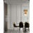 Medau Modern 1 Light Crystal Wall Sconce