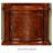 15.08" Brown Standard Solid Wood Display & China Cabinets