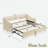 Upholstered Daybed With Pop Up Trundle-2123258390