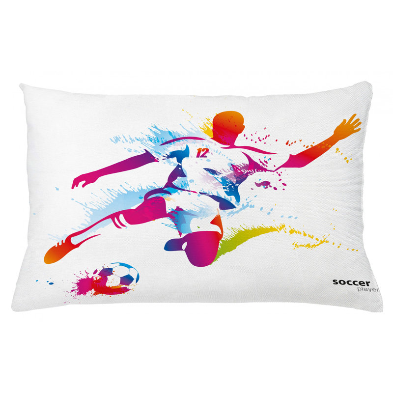 Housse de coussin lombaire intérieur/extérieur adolescent room, 16 po x 26 po