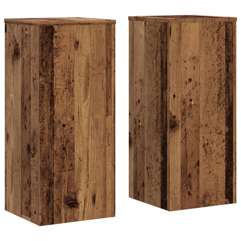 Plant Stand - Set of 2, Old Wood