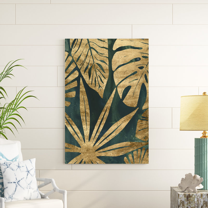 Jungle émeraude IV, H 48 po x l 32 po x P 1,25 po