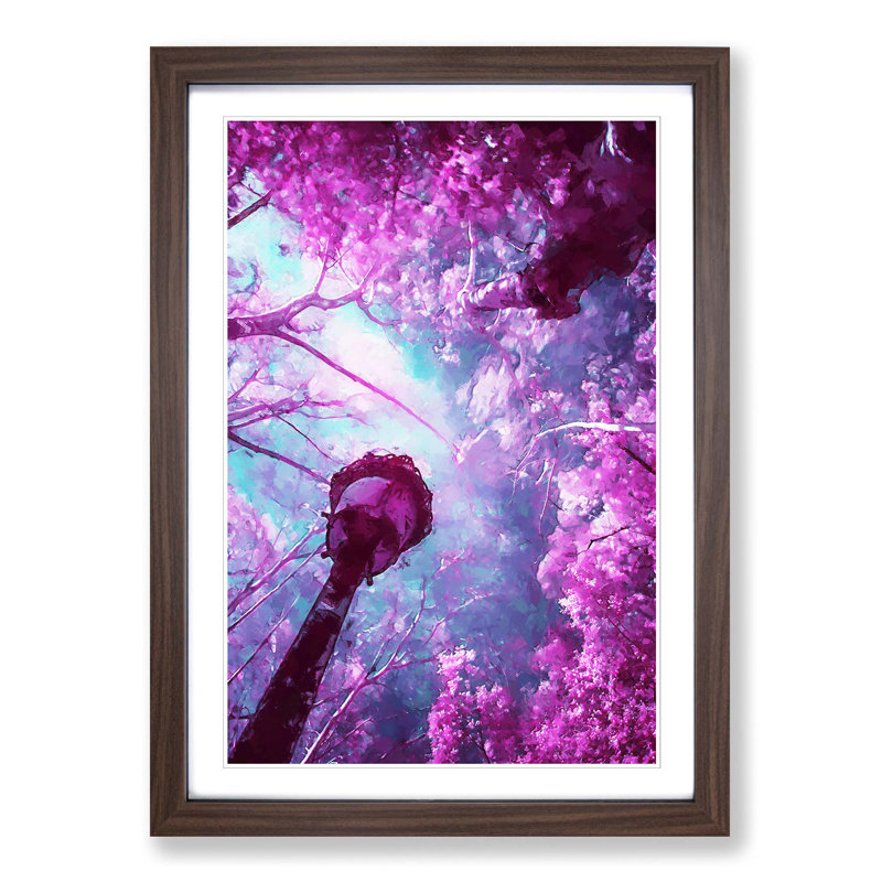 Streetlight in Abstract - Framed Print, Walnut Framed, 48cm H x 36cm W x 2cm D