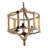 3 - Light Wood Chandelier