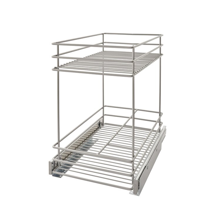 ClosetMaid 14 in. W 2-Tier Ventilated Wire Sliding Cabinet