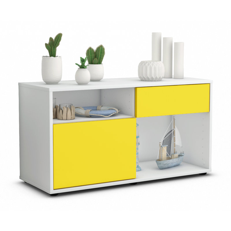 Elmer 1 - Drawer Chest of Drawers, White/Yellow