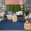 Tapis bleu nuit Nourison Essentials-2009303205