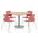 Square Breakroom Table and Chair Set