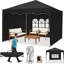 Ruban creux 3 x 3 m avec trois côtés recouverts de tissu-112449689