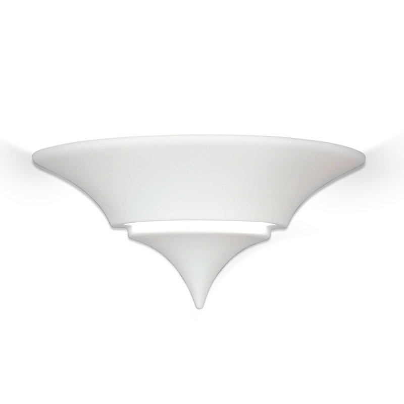 Themis Ceramic Flush Mounted Sconce