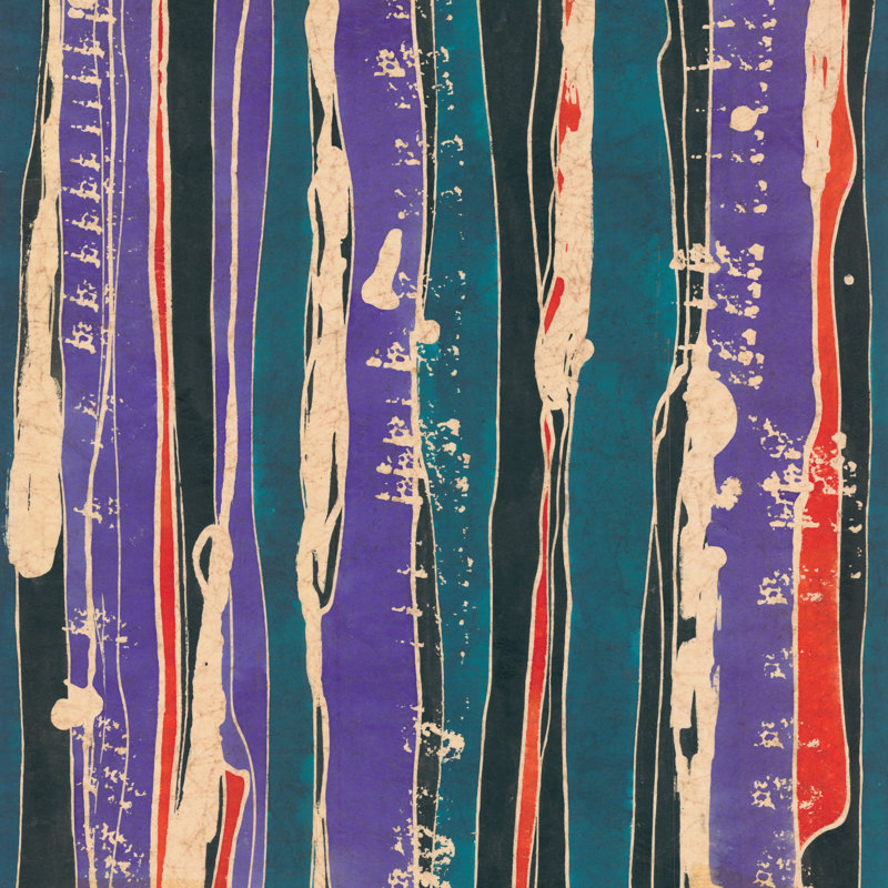 Sgraffito II by Baxter Mill Archive - Wrapped Canvas Painting, 91cm H x 91cm W