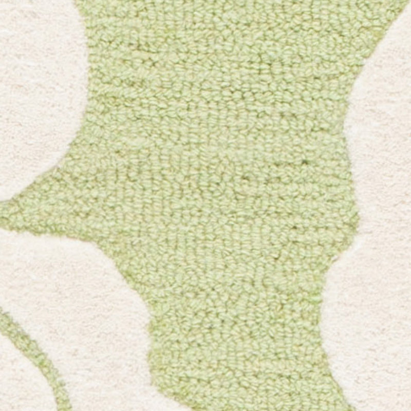 Cannen Hand Tufted Wool Floral Rug, Rectangle 3' x 5'