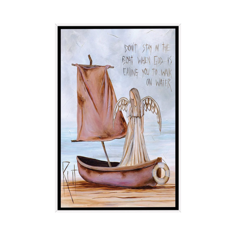 Reproduction d’art Creations-reproduction d’art, Pas de tapis, H 18 po x l 26 po x P 1,5 po, Toile blanche encadrée