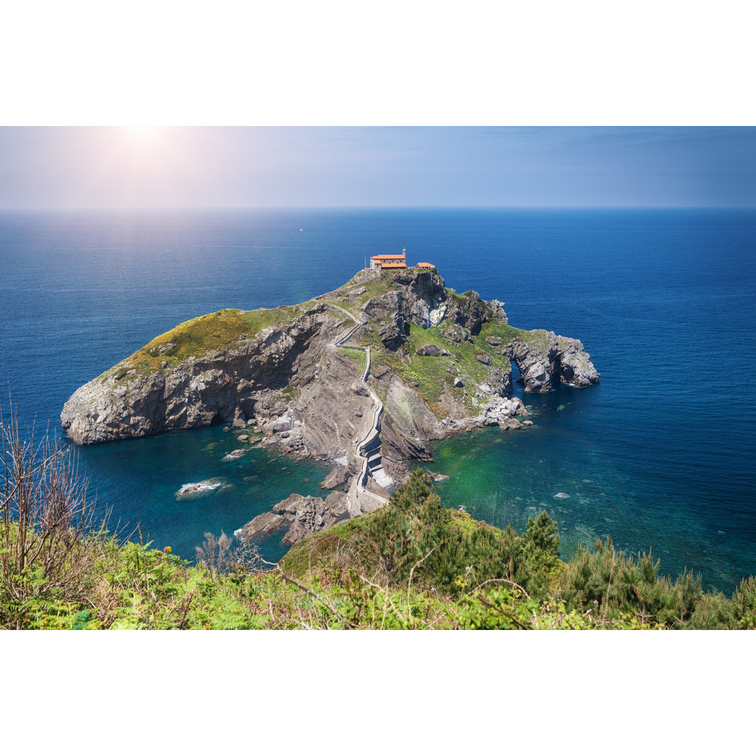 San juan de gaztelugatxe - Leinwandbild