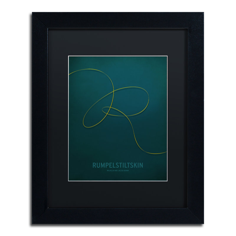 "rumpelstiltskin" par impression encadrée Christian Jackson, Noir, H 20 po x l 16 po x P 0,5 po