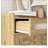 Coffee Bar Cabinet, Buffet Sideboard with Drawer And Adjustable Shelf, Barn Door Storage Cabinet