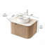 Meuble-lavabo et évier de salle de bain de 24 po Dina-125515047