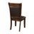 Transitional 6pc Dining Set Table with Self-Storing Leaf Bench Upholstered 4x Side Chairs