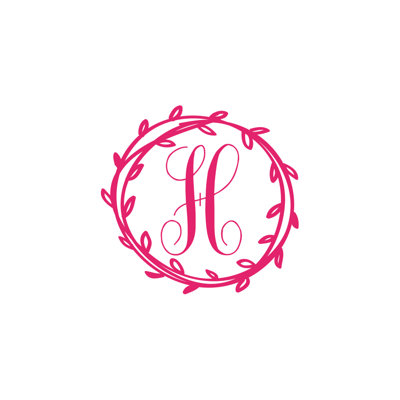 Décalcomanie murale monogramme initial Klar