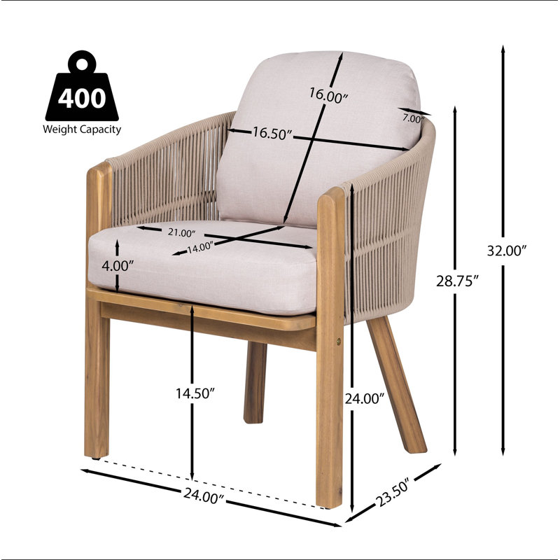 Ensemble de chaises d'extérieur Grotta (ensemble de 2)