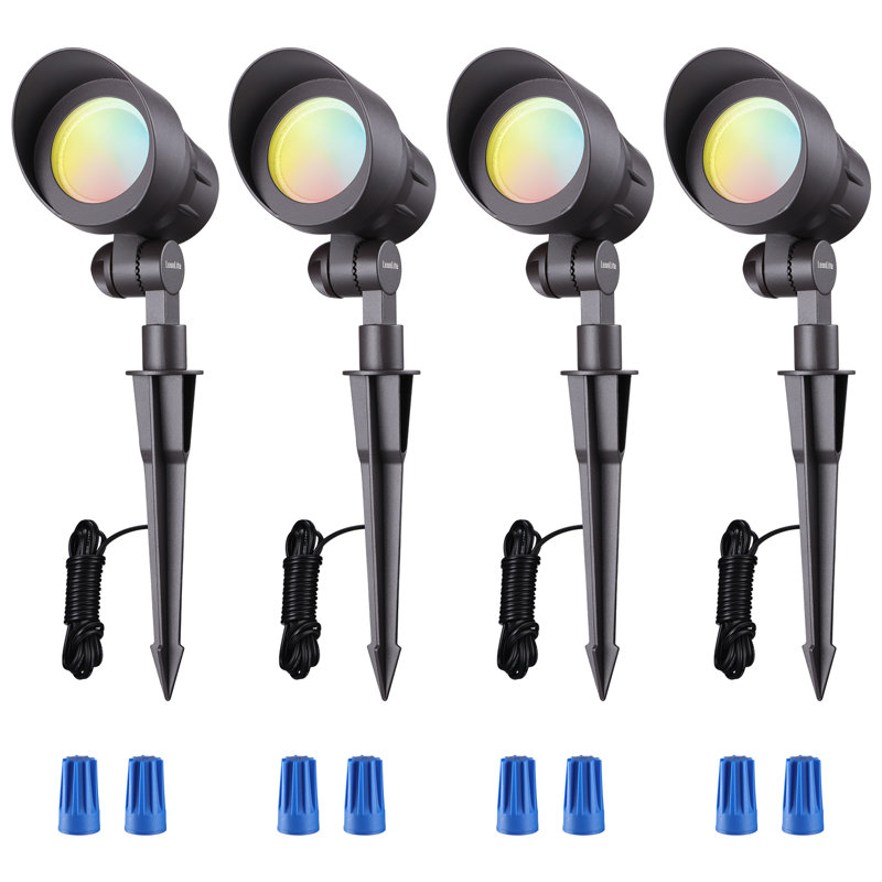 Lumière de paysage en métal à température réglable pour la cour de jardin Caleo, 3CCT