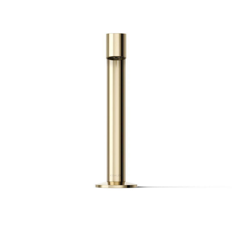 Components Bathroom Sink Spout with Row Design, Gold
